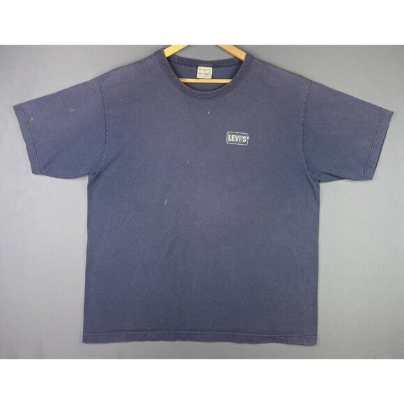 Vintage 90's Levi's Strauss Jeans Red Tab Shirt Promo Rare XL Hype Streetwear - Picture 2 of 15